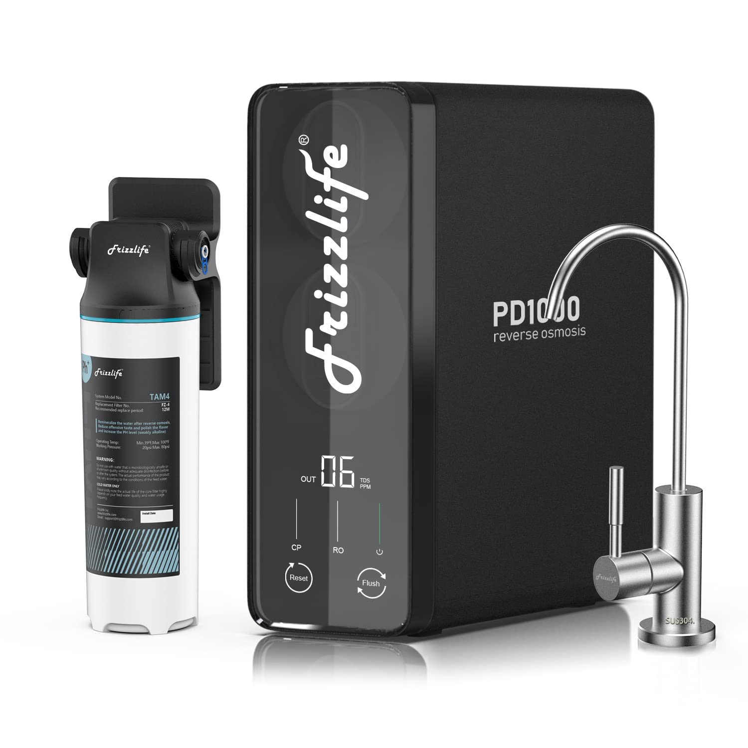 Frizzlife PD600-TAM3 Reverse Osmosis Water Filtration System