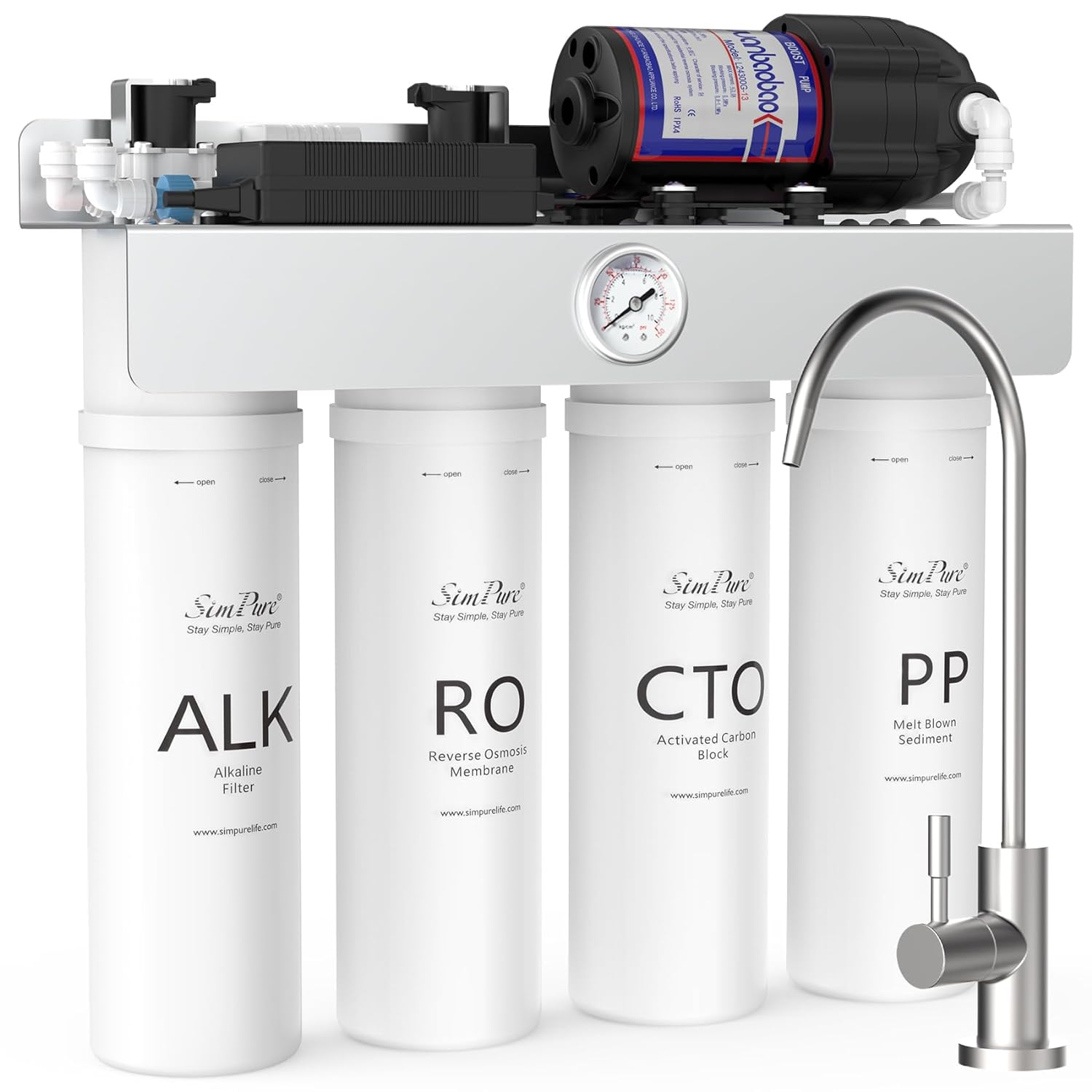 SimPure Alkaline UV Reverse Osmosis System (Model T1-400ALK)